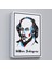 Beyaz Çerçeveli William Shakespeare Dekoratif Kanvas Tablo 1