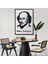 Beyaz Çerçeveli William Shakespeare Dekoratif Kanvas Tablo 8