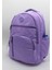1710 Suya Dayanıklı Okul Sırt Çantası Unisex Günlük Okul Çantası Lila 2
