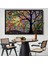 Çerçeveli Sürreal Ağaçtaki Renkler Senfonisi TABLOSU-6645 8
