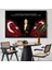 Kahverengi Çerçeveli Beni Görmek Demek, Mutlaka Yüzümü Görmek Demek Değilidir Yazılı Atatürk Tablosu 8