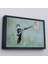 Altın Çerçeveli Bansky'nin Makineli Tüfekli Çocuk Isimli Eseri Kanvas Tablo, No Parking 2