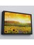 Altın Çerçeveli Ayçiçeği Tarlası Yağlıboya Görünüm Dekoratif Kanvas Tablo 2