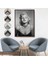 Beyaz Çerçeveli Marilyn Monroe Tablosu 7