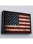Altın Çerçeveli Amerika Birleşik Devletleri Bayrağı Rustik Kanvas Tablo 2