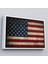 Altın Çerçeveli Amerika Birleşik Devletleri Bayrağı Rustik Kanvas Tablo 3