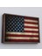 Altın Çerçeveli Amerika Birleşik Devletleri Bayrağı Rustik Kanvas Tablo 4