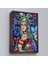 Beyaz Çerçeveli Mona Lisa Grafitti Pop Art Duvar Tablosu 2
