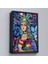 Beyaz Çerçeveli Mona Lisa Grafitti Pop Art Duvar Tablosu 4