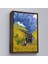Beyaz Çerçeveli Vincent Van Gogh'un Renkli Tasviri Duvar Tablosu 2