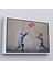 Altın Çerçeveli Banksy Stencil'in Top Oyunları Yok Isimli Eseri Kanvas Tablo 3
