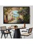 Çerçeveli Yaz Manzarası Yağlıboya Görünüm Dekoratif Kanvas Duvar TABLOSU-3476 8