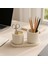 4 Parça El Yapımı Banyo & Makyaj Seti – Dekoratif Tepsili Organizer – Modern Minimalist Seramik Kutular 2
