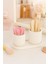 4 Parça El Yapımı Banyo & Makyaj Seti – Dekoratif Tepsili Organizer – Modern Minimalist Seramik Kutular 3