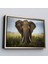 Çerçeveli Fil Dekoratif Kanvas TABLO-1121 1