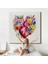 Çiçeklerle Çevrili Kalp Tablosu - Doktor HEDIYESI-8325 5