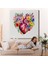Çiçeklerle Çevrili Kalp Tablosu - Doktor HEDIYESI-8325 7