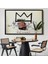 Çerçeveli Jean Michel Basquiat'in Kral Alphonso Isimli Eseri Kanvas TABLO-5015 8