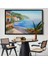 Çerçeveli Deniz Manzarası Yağlıboya Görünüm Dekoratif Kanvas Duvar TABLOSU-3458 8