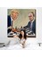 Donald Trump - Vladimir Putin Santranç Oynarken TABLOSU-8316 6