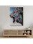 Renkli Kükreyen Aslan Kanvas Tablo, Pop Art, Sokak SANATI-5316 7