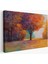Sonbahar Manzarası Yağlıboya Görünüm Dekoratif Kanvas Duvar TABLOSU-3748 1