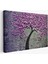 Pembe Çiçek Ağacı Yağlıboya Görünüm Dekoratif Kanvas Duvar TABLOSU-3706 1