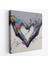 Graffiti Kalp Burcu Eller, Banksy Posteri, Kanvas Tablo, Pop ART-5343 1