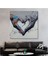 Graffiti Kalp Burcu Eller, Banksy Posteri, Kanvas Tablo, Pop ART-5343 2