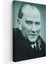 Atatürk Portre Tablosu Mustafa Kemal Atatürk Dikdörtgen Dekoratif Kanvas Tablo-Cg-57 1