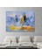 Koşan Atlar Yağlıboya Görünüm Dekoratif Kanvas Duvar TABLOSU-3490 2