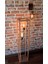 120 cm Doğal Ahşap Kayın Ağacı El Yapımı Çift Ampullü Retro Lambader Rustik LED Ampul Hediyeli 2