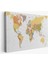 Dünya Haritası Dekoratif Kanvas Tablo 1042 1