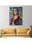 Banksy Renkli Mona Lisa Kanvas Tablo, Pop Art, Sokak Sanatı, Kanvas TABLO-5305 2