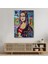 Banksy Renkli Mona Lisa Kanvas Tablo, Pop Art, Sokak Sanatı, Kanvas TABLO-5305 7