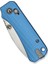Baby Banter 2 Thumb Stud & Crossbar Lock Knife Blue Aluminum Handle Çakı 5
