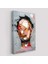 Fırça Darbesi Insan Yüzü Kanvas Tablo, Soyut Kadın Yüzü Portresi Kanvas TABLO-5210 1