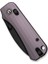 Baby Banter 2 Thumb Stud & Crossbar Lock Knife Purple Aluminum Handle Black Stonewashed Çakı 5