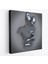 Gri ve Gümüş 3D Metalik Efektli Kanvas Tablo, Romantik Beden Aşk SANATI-5355 1