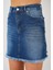 Püsküllü Mini Kot Etek 8051 - Lacivert 3