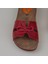 Kırmızı Kadın Jel Tabanlı Düz Fiyonklu Terlik 11-367 3