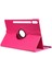 Galaxy Tab S9 Fe Plus Uyumlu Xemu Dönebilen Standlı Kılıf-Pembe Koyu 1