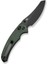 Sixgill Thumb Stud & Crossbar Lock Knife Black Stonewashed Green Micarta Handle Çakı 3
