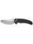 Sixgill Thumb Stud & Crossbar Lock Knife Black G10 Handle Çakı 1