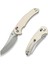 Sixgill Thumb Stud & Crossbar Lock Knife Ivory G10 Handle Çakı 2