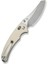 Sixgill Thumb Stud & Crossbar Lock Knife Ivory G10 Handle Çakı 3