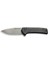 Conspirator Flipper & Button Lock Knife Black Micarta Handle 1