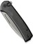 Conspirator Flipper & Button Lock Knife Black Micarta Handle 5