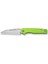 Guile Front Flipper & Thumb Hole Knife Green G10 Handle Satin Finished Çakı 1