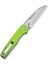 Guile Front Flipper & Thumb Hole Knife Green G10 Handle Satin Finished Çakı 3